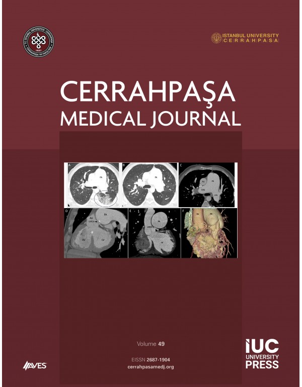 Cerrahpaşa Medical Journal